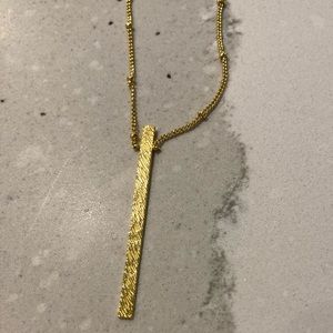 Gorjana long gold necklace